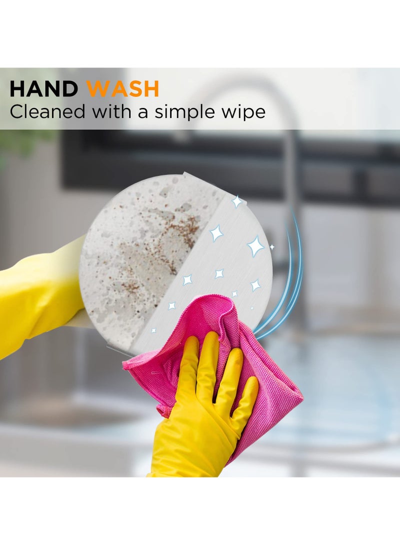 XICEN Stainless Steel Burger Press, 5.5-Inch Round Smasher, Non-Stick Smooth Hamburger Press with Flat Bottom Without Ridges, Hamburger Patty Maker and Squeeze Grease,Grill Perfect for Top Griddle Cooking - Image 3